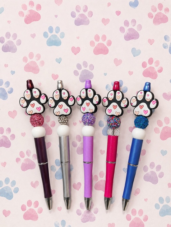 Humor Me Pens Other - Cute Paw Print Decorative Pens